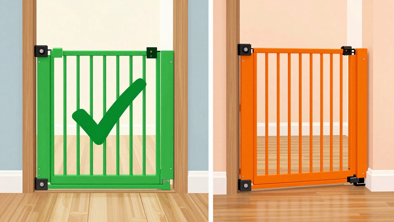 Comparison of secure hardware-mounted vs unsafe pressure gate