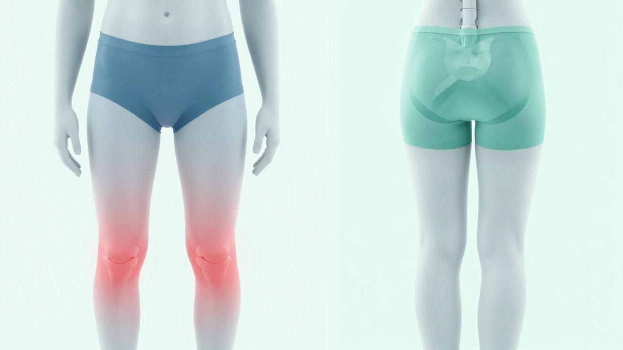 Diagram showing correct M-position hip alignment for babies
